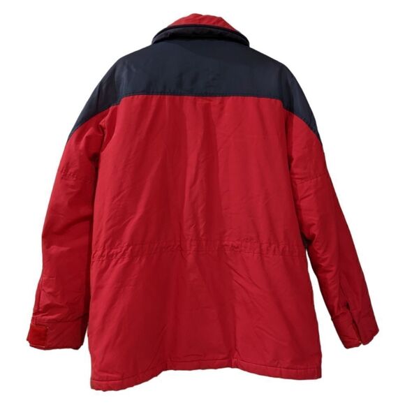 Vintage Fera Men's Red & Navy Blue Snow Jacket Size L - Picture 2 of 7